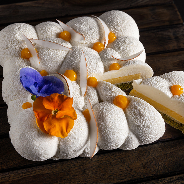 fine dining dessert event catering mousse
