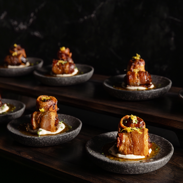 Fortune Events fancy bacon dish