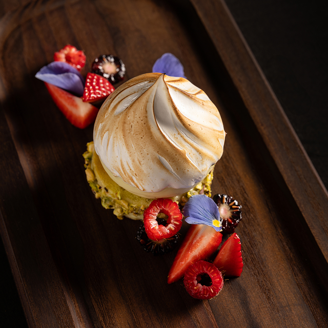 Fortune Events fancy fine dining dessert